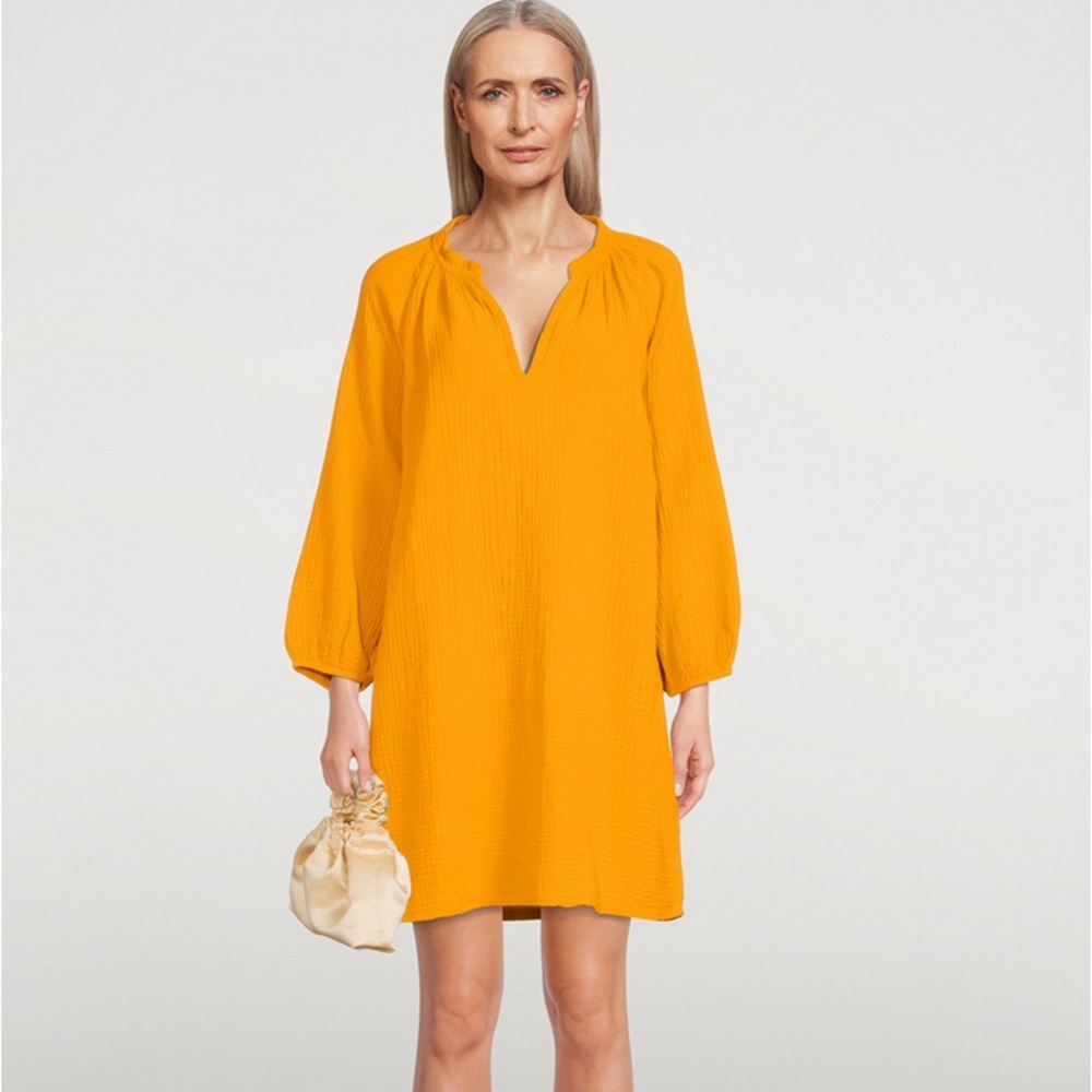 Nation LTD Women's Nala Tunic Dress in‎ Mango (Orange) Size XS Lightweight EUC